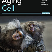 Die komplette Titelseite von Aging Cell.